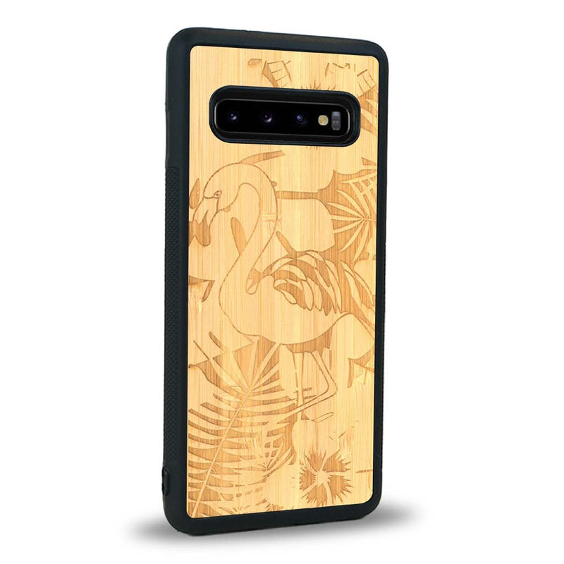 Coque Samsung Note 8 - Le Flamant Rose - Coque en bois