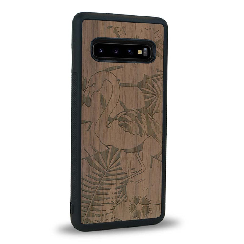 Coque Samsung Note 8 - Le Flamant Rose - Coque en bois