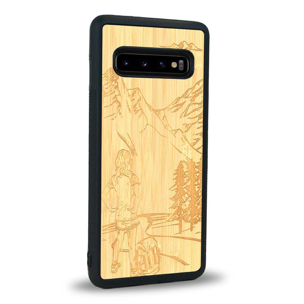 Coque Samsung Note 8 - L'Exploratrice - Coque en bois
