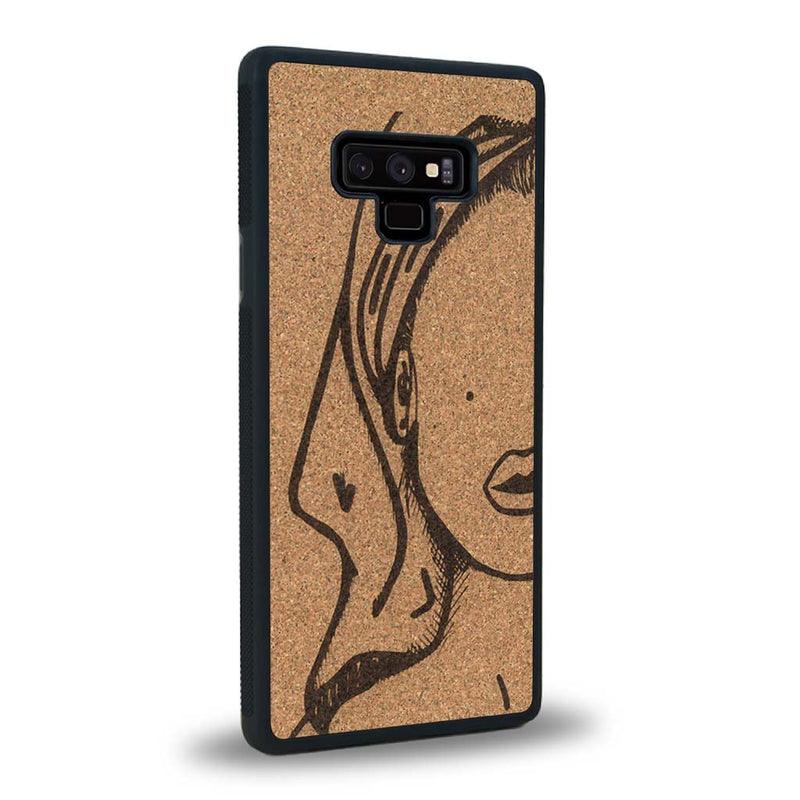 Coque Samsung Note 9 - Au féminin - Coque en bois
