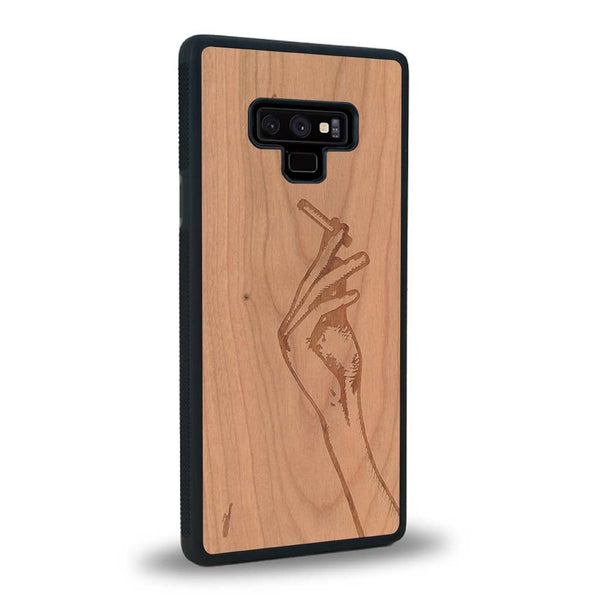 Coque Samsung Note 9 - La Garçonne - Coque en bois