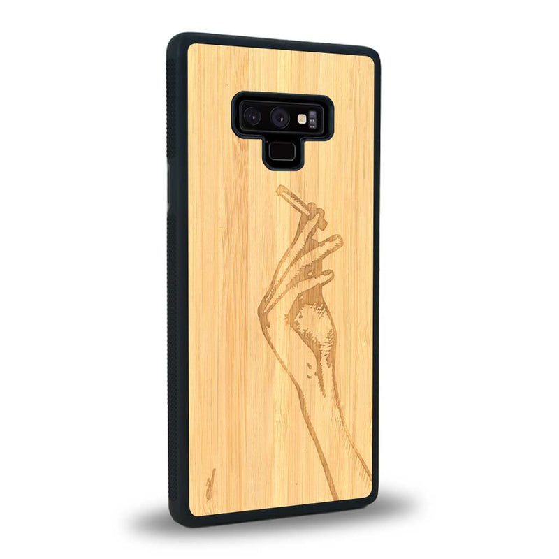 Coque Samsung Note 9 - La Garçonne - Coque en bois