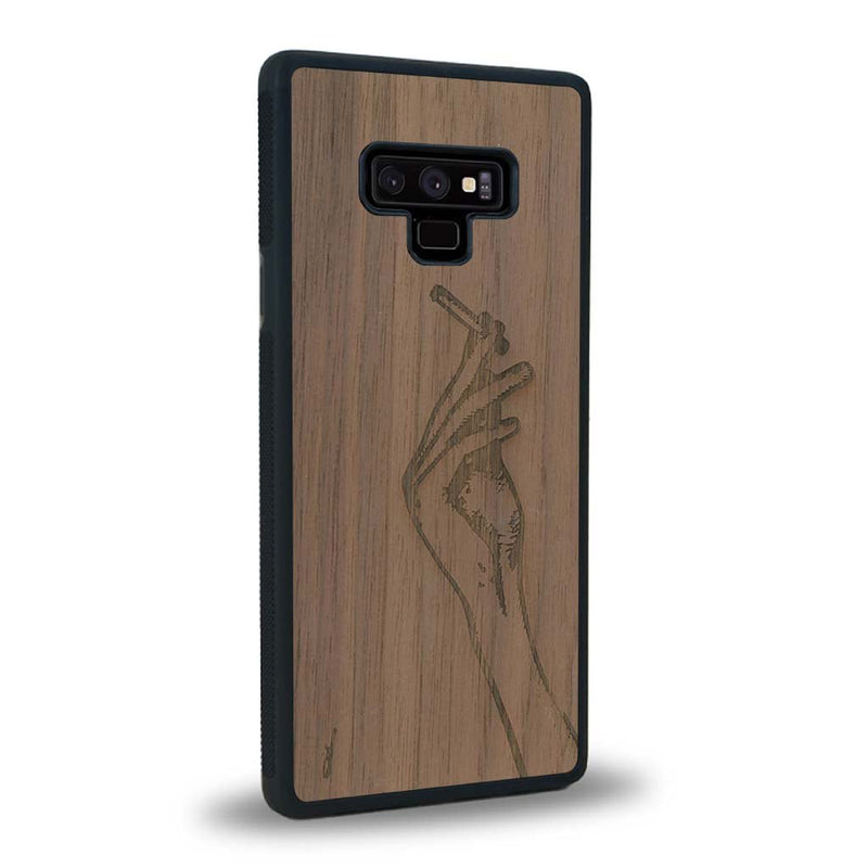 Coque Samsung Note 9 - La Garçonne - Coque en bois