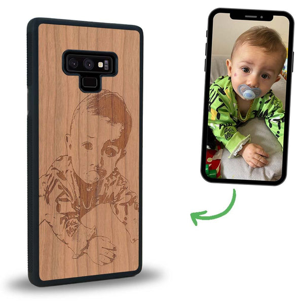 Coque Samsung Note 9 - La Personnalisable - Coque en bois