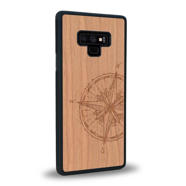 Coque Samsung Note 9 - La Rose des Vents - Coque en bois