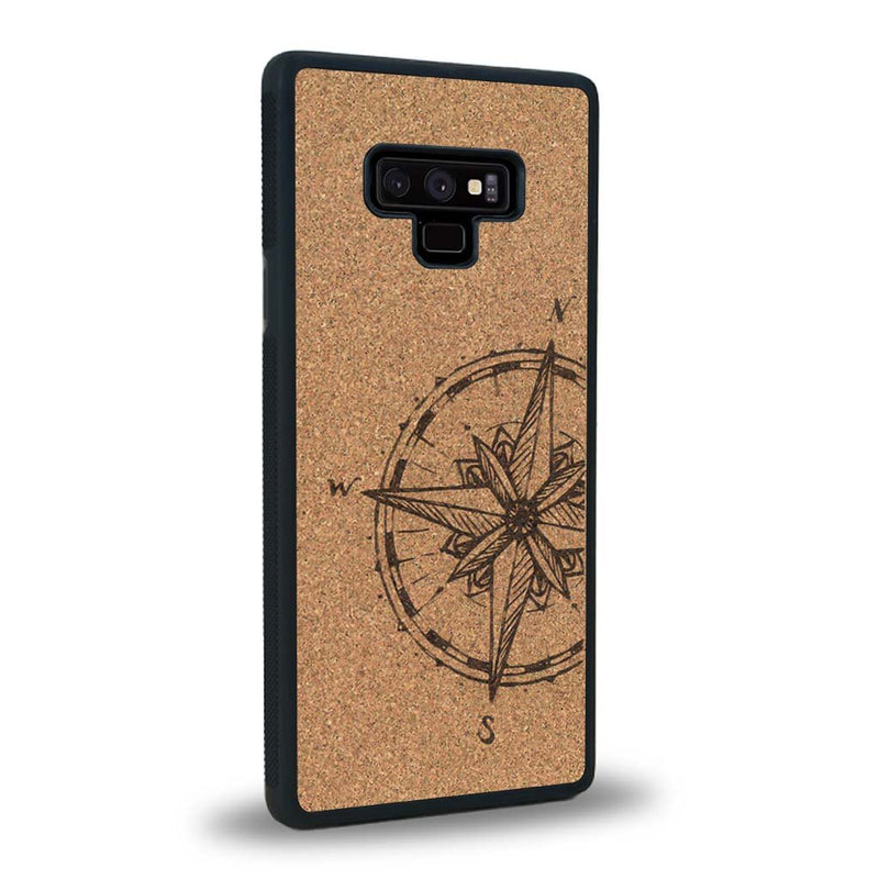 Coque Samsung Note 9 - La Rose des Vents - Coque en bois