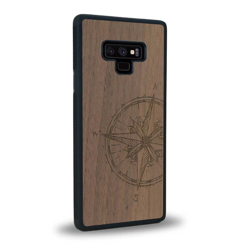 Coque Samsung Note 9 - La Rose des Vents - Coque en bois