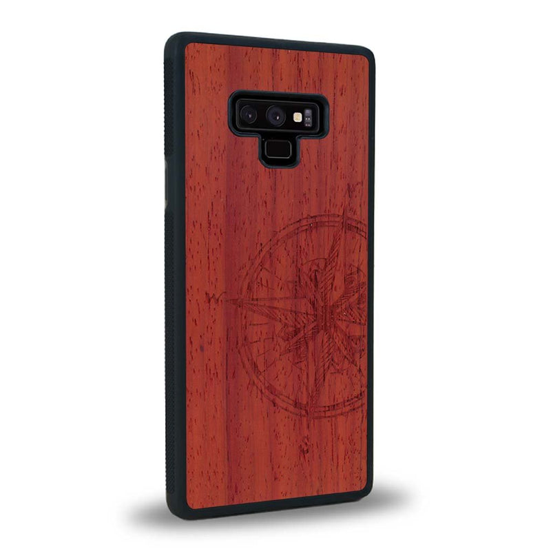 Coque Samsung Note 9 - La Rose des Vents - Coque en bois