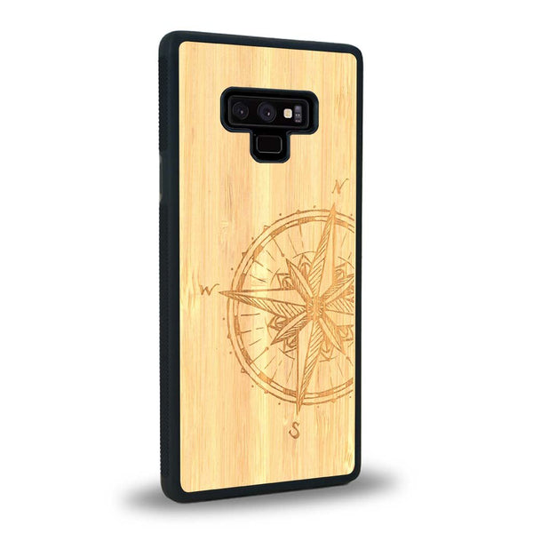 Coque Samsung Note 9 - La Rose des Vents - Coque en bois