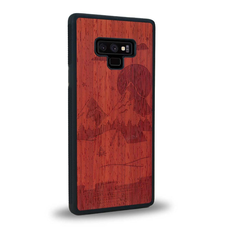 Coque Samsung Note 9 - Le Campsite - Coque en bois
