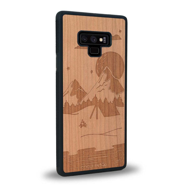 Coque Samsung Note 9 - Le Campsite - Coque en bois