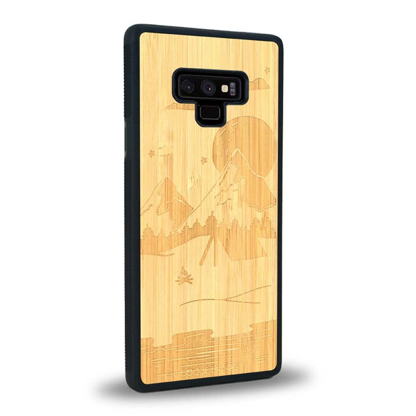 Coque Samsung Note 9 - Le Campsite - Coque en bois