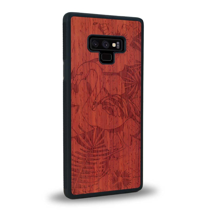 Coque Samsung Note 9 - Le Flamant Rose - Coque en bois