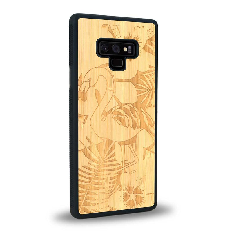 Coque Samsung Note 9 - Le Flamant Rose - Coque en bois