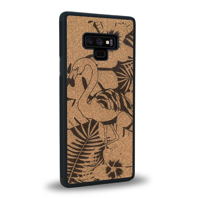 Coque Samsung Note 9 - Le Flamant Rose - Coque en bois