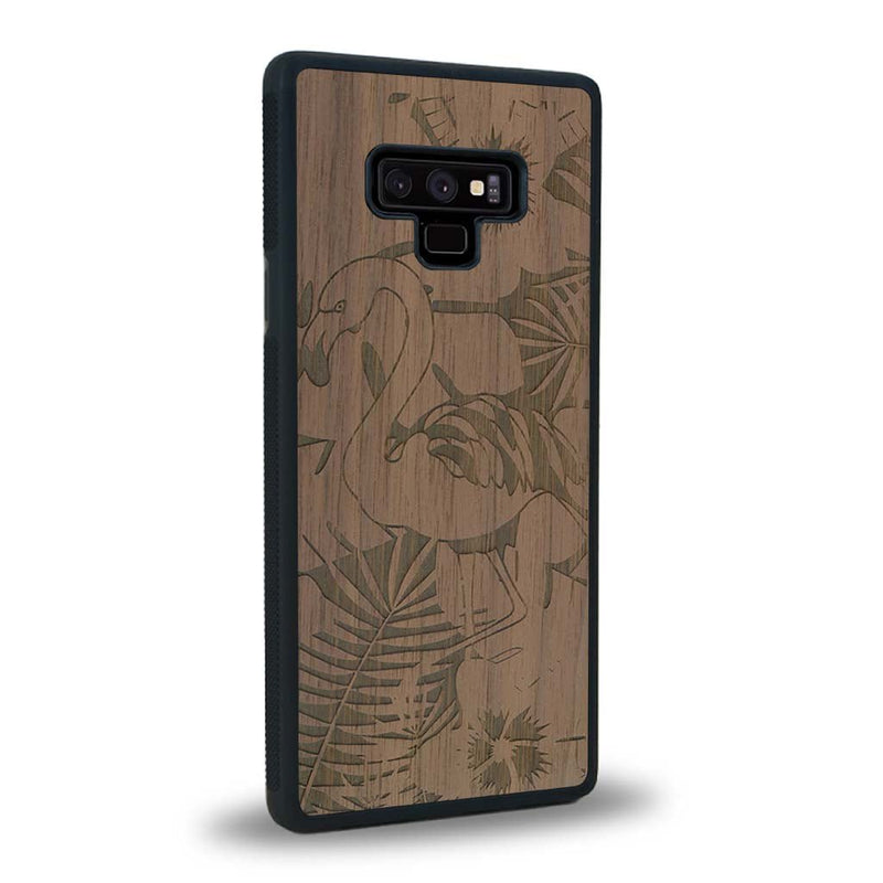 Coque Samsung Note 9 - Le Flamant Rose - Coque en bois