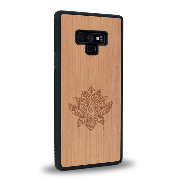Coque Samsung Note 9 - Le Lotus - Coque en bois
