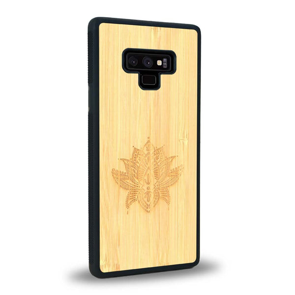 Coque Samsung Note 9 - Le Lotus - Coque en bois