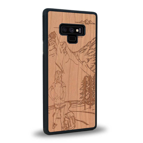 Coque Samsung Note 9 - L'Exploratrice - Coque en bois