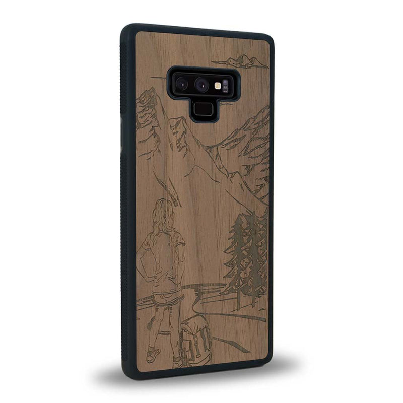 Coque Samsung Note 9 - L'Exploratrice - Coque en bois