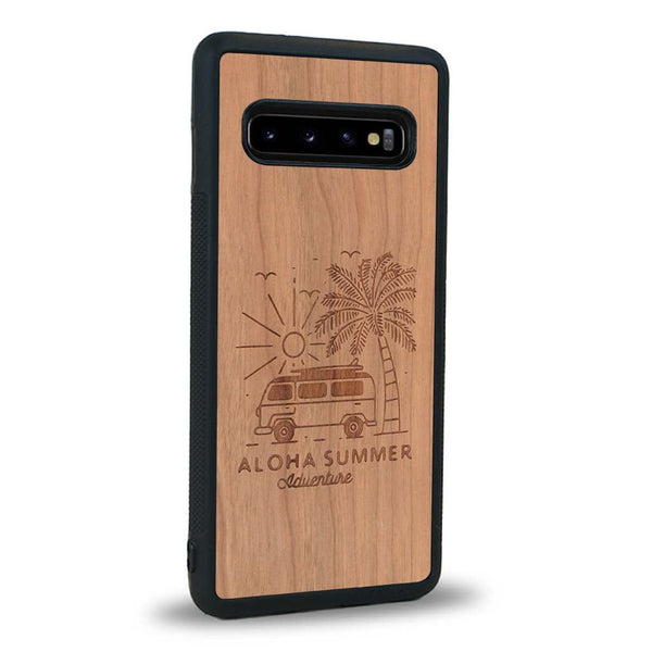 Coque Samsung S10+ - Aloha Summer - Coque en bois