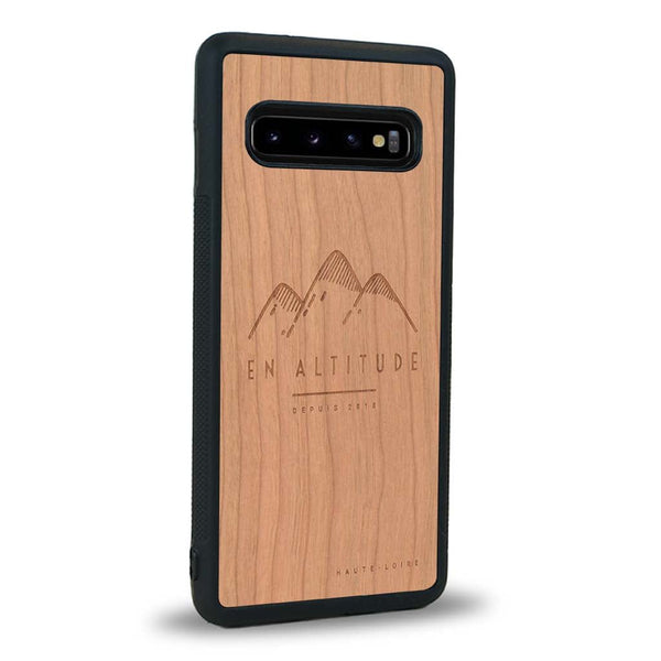 Coque Samsung S10+ - En Altitude - Coque en bois