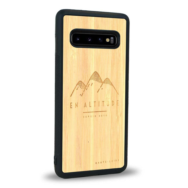 Coque Samsung S10 - En Altitude - Coque en bois