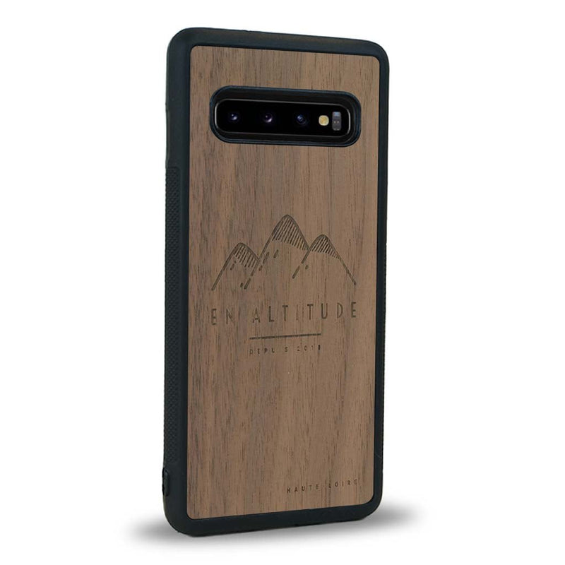 Coque Samsung S10 - En Altitude - Coque en bois