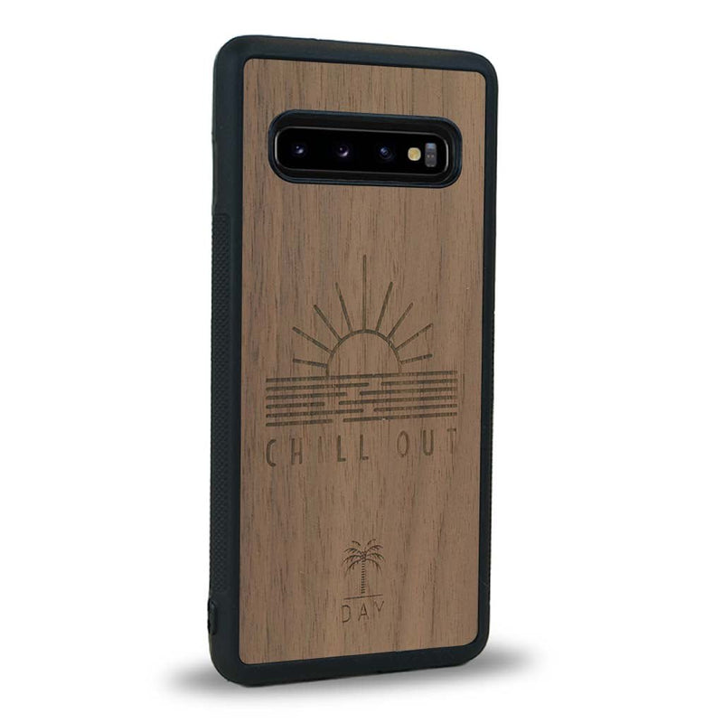 Coque Samsung S10 - La Chill Out - Coque en bois