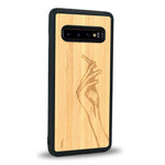 Coque Samsung S10 - La Garçonne - Coque en bois