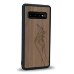 Coque Samsung S10 - La Garçonne - Coque en bois