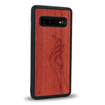 Coque Samsung S10 - La Garçonne - Coque en bois