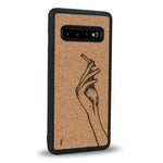 Coque Samsung S10 - La Garçonne - Coque en bois