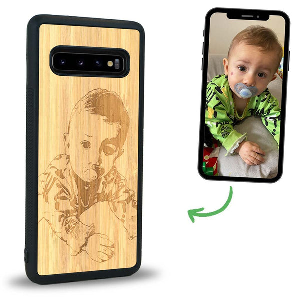 Coque Samsung S10 - La Personnalisable - Coque en bois