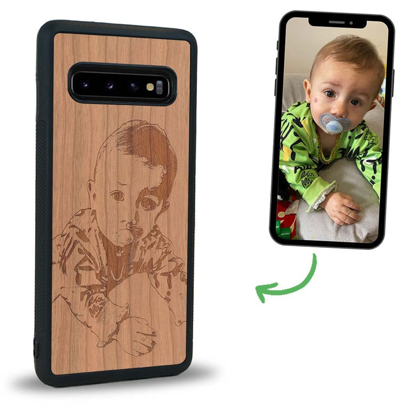 Coque Samsung S10 - La Personnalisable - Coque en bois