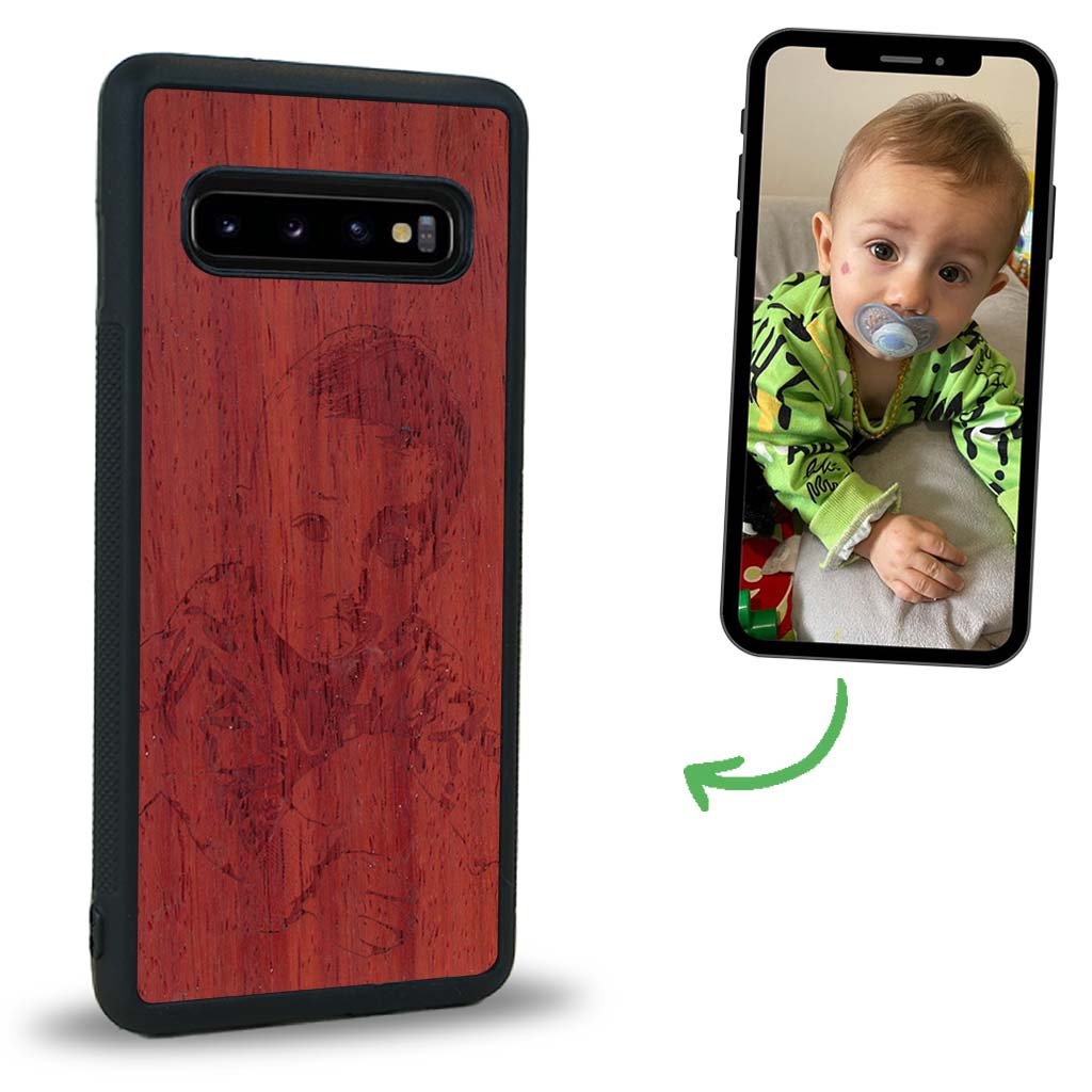 Coque Samsung S10 - La Personnalisable - Coque en bois