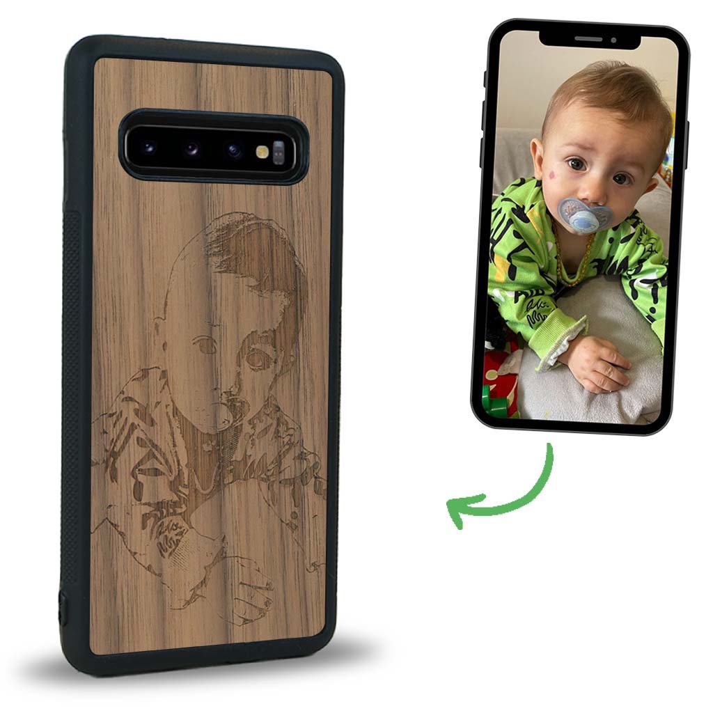 Coque Samsung S10 - La Personnalisable - Coque en bois