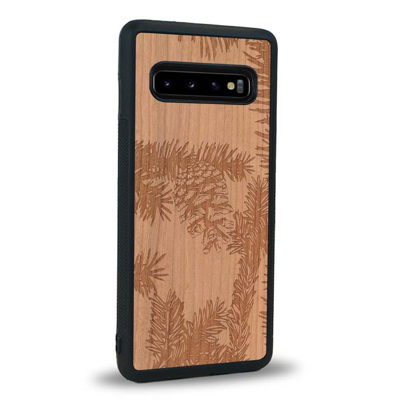 Coque Samsung S10 - La Pomme de Pin - Coque en bois