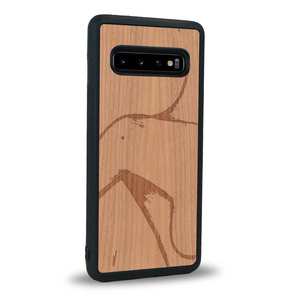 Coque Samsung S10 - La Shoulder - Coque en bois