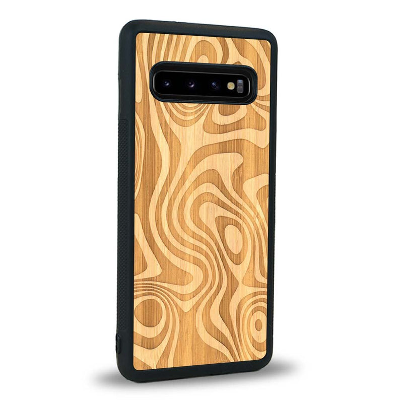 Coque Samsung S10+ - L'Abstract - Coque en bois