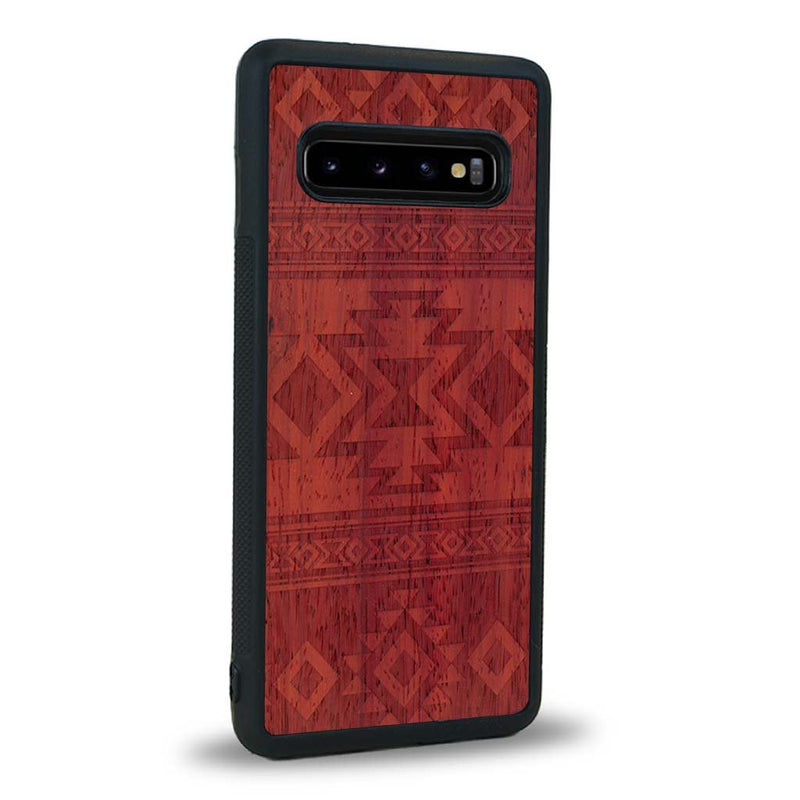 Coque Samsung S10 - L'Aztec - Coque en bois