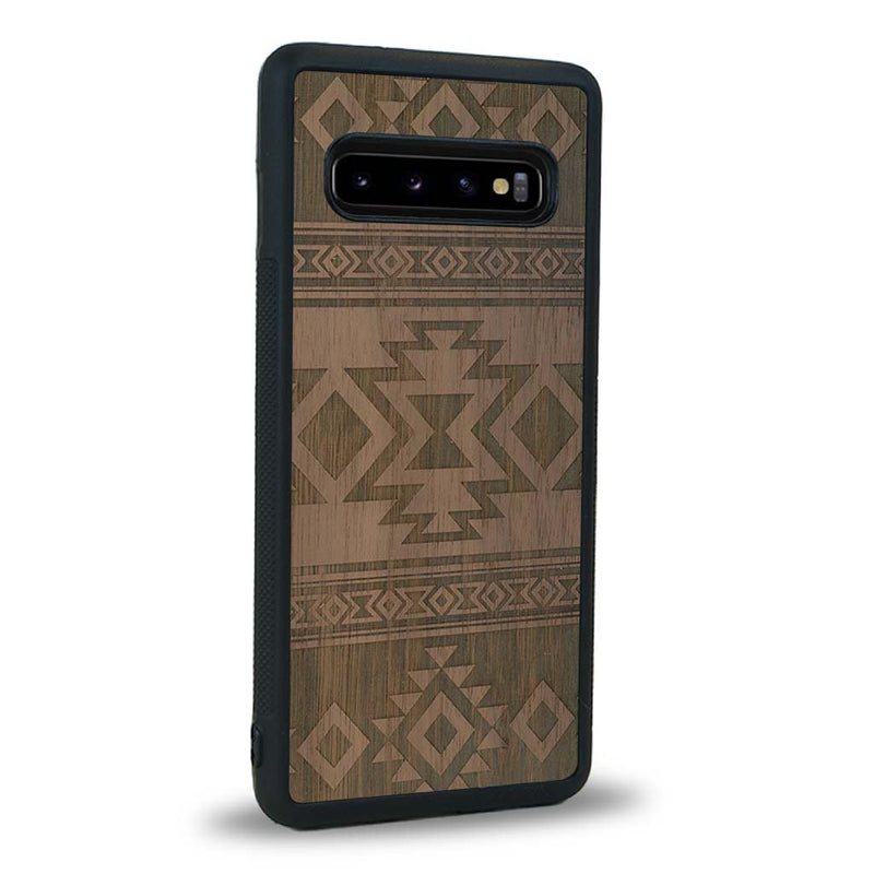 Coque Samsung S10 - L'Aztec - Coque en bois