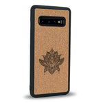 Coque Samsung S10 - Le Lotus - Coque en bois