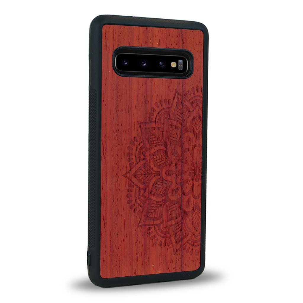 Coque Samsung S10 - Le Mandala Sanskrit - Coque en bois