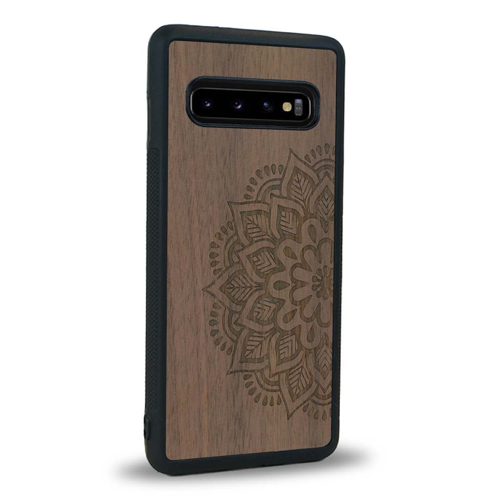 Coque Samsung S10 - Le Mandala Sanskrit - Coque en bois