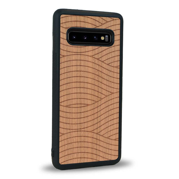 Coque Samsung S10 - Le Wavy Style - Coque en bois