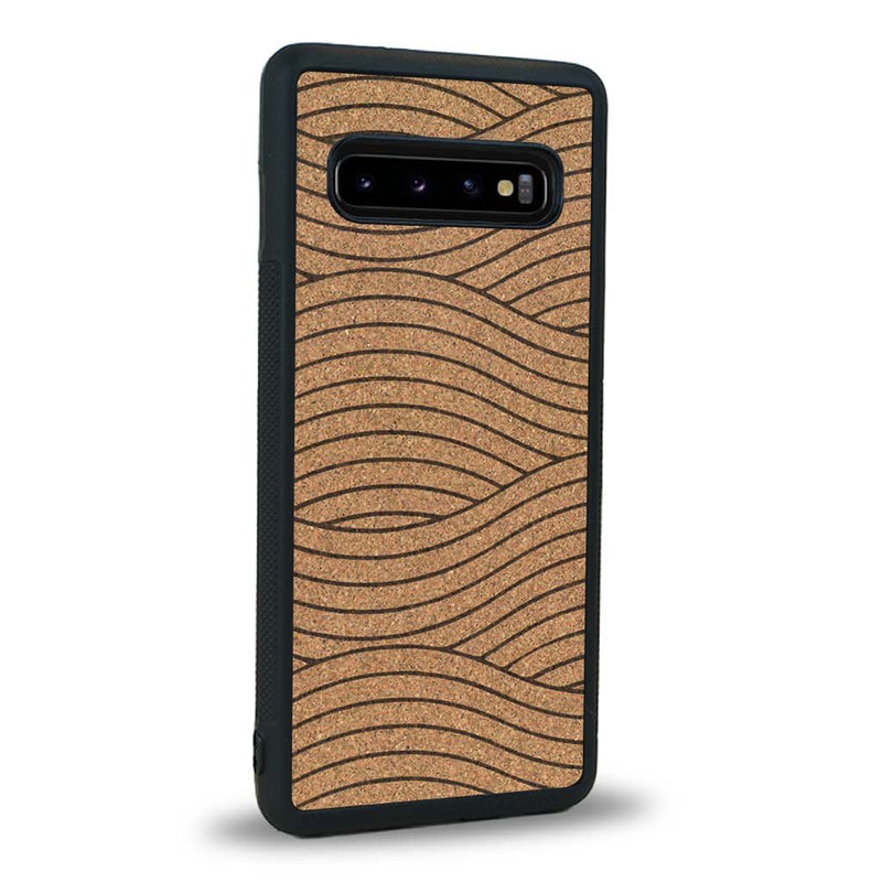 Coque Samsung S10 - Le Wavy Style - Coque en bois