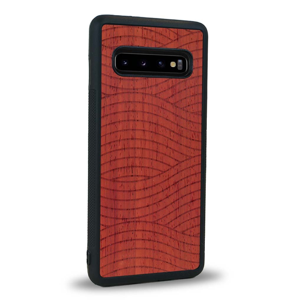 Coque Samsung S10 - Le Wavy Style - Coque en bois