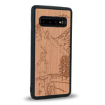 Coque Samsung S10 - L'Exploratrice - Coque en bois