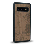 Coque Samsung S10 - L'Exploratrice - Coque en bois